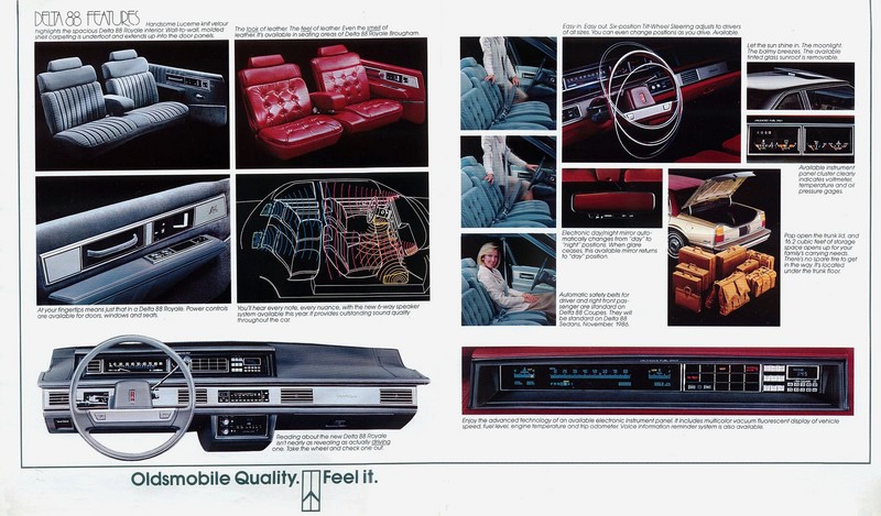 1987 Oldsmobile Full-Size Brochure Page 1